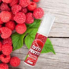 Гель-смазка Tutti-frutti с малиновым вкусом - 30 гр.