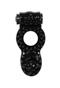 Чёрное эрекционное кольцо Rings Ringer фото в интим магазине Love Boat