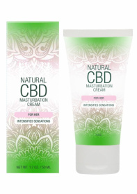 Крем для мастурбации для женщин Natural CBD Masturbation Cream For Her - 50 мл. фото в интим магазине Love Boat