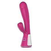 Розовый интерактивный вибратор Kiiroo Ohmibod Fuse - 18 см. фото в интим магазине Love Boat