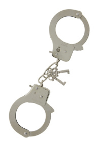 
Металлические наручники с ключиками LARGE METAL HANDCUFFS WITH KEYS фото в интим магазине Love Boat