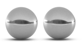 Серебристые вагинальные шарики Gleam Stainless Steel Kegel Balls фото в интим магазине Love Boat