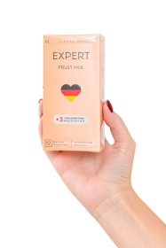 Ароматизированные презервативы EXPERT Fruit Mix - 12 шт.(+3 в подарок)