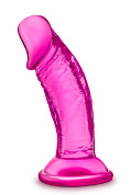 Розовый анальный фаллоимитатор Sweet N Small 4 Inch Dildo - 11,4 см. фото в интим магазине Love Boat