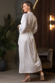 Элегантный длинный запашной халат Melani