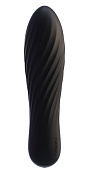 Черная вибропуля Tulip - 10,6 см. фото в интим магазине Love Boat
