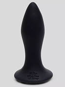 Черная анальная вибропробка Sensation Rechargeable Vibrating Butt Plug - 8,9 см. фото в интим магазине Love Boat