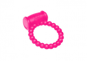 Розовое эрекционное кольцо Rings Drums