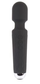 Черный жезловый вибратор Wacko Touch Massager - 20,3 см. фото в интим магазине Love Boat