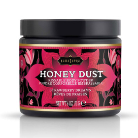 Пудра для тела Honey Dust Body Powder с ароматом клубники - 170 гр. фото в интим магазине Love Boat