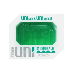 Зеленый мастурбатор-стимулятор Tenga Uni Emerald фото в интим магазине Love Boat