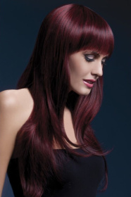 Бордовый парик Sienna фото в интим магазине Love Boat