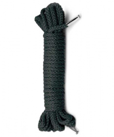 Черная веревка для связывания Bondage Rope - 10,6 м.