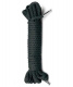 Черная веревка для связывания Bondage Rope - 10,6 м.