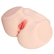 Мастурбатор-полуторс с двойным слоем материала и вибрацией Jenny Onahole Real Vagina фото в интим магазине Love Boat