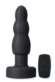 Черный анальный вибратор Propel Plug - 14,6 см. фото в интим магазине Love Boat