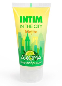 Увлажняющий лубрикант Intim Aroma с ароматом мохито - 60 гр. фото в интим магазине Love Boat
