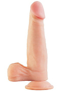 Телесный вибратор-реалистик REAL Standard - 18,5 см. фото в интим магазине Love Boat