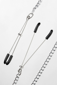 Зажимы на соски «Вилки» на цепочке