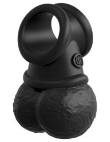 Кольцо-утяжелитель Swinging Silicone Balls фото в интим магазине Love Boat