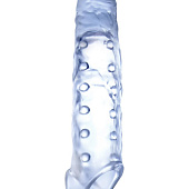 Прозрачная насадка-удлинитель Length Enhancer с подхватом - 27 см.