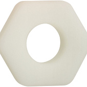 Белое люминесцентное эрекционное кольцо Glow-In-The-Dark Liquid Silicone Prolong Sexagon Ring