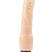 Телесный вибратор-реалистик 8.1 Vibrating Dildo - 20 см.