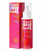 Силиконовый лубрикант 2-в-1 Touch My Body с ароматом моной - 100 мл. фото в интим магазине Love Boat