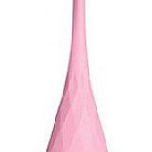 Нежно-розовый каплевидный вагинальный шарик со шнурком