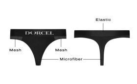 Черные трусики для ношения клиторального стимулятора Panty Lover - size XXL