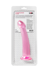 Розовый нереалистичный фаллоимитатор Jelly Dildo XL - 22 см.