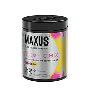 Цветные ароматизированные презервативы MAXUS Exotic Mix - 15 шт. фото в интим магазине Love Boat