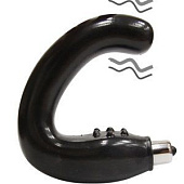 Чёрный массажёр простаты серии Sex Expert