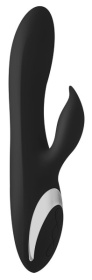 Черный вибромассажер-кролик Vibes N 2 - 22,5 см. фото в интим магазине Love Boat