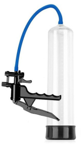 Прозрачная вакуумная помпа Sex Expert с ручным насосом фото в интим магазине Love Boat