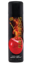 Разогревающий лубрикант Fun Flavors 4-in-1 Popp n Cherry с ароматом вишни - 89 мл. фото в интим магазине Love Boat