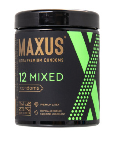 Презервативы MAXUS Mixed - 12 шт. фото в интим магазине Love Boat