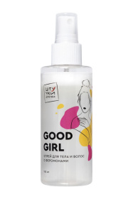 Двухфазный спрей для тела и волос с феромонами Good Girl - 150 мл. фото в интим магазине Love Boat