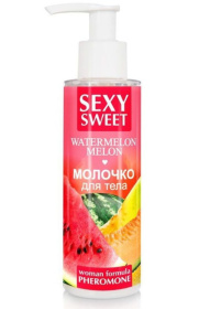 Молочко для тела с феромонами и ароматом дыни и арбуза Sexy Sweet Watermelon Melon - 150 гр. фото в интим магазине Love Boat