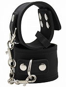 
Черные силиконовые наручники с фиксацией на карабинах фото в интим магазине Love Boat