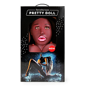 Темнокожая надувная секс-кукла с вибрацией Лионелла фото в интим магазине Love Boat