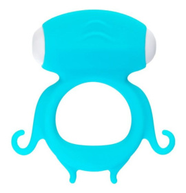 Голубое виброкольцо на пенис Sair фото в интим магазине Love Boat