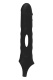 Черная насадка-удлинитель Vibrating Extender With Remote с вибрацией