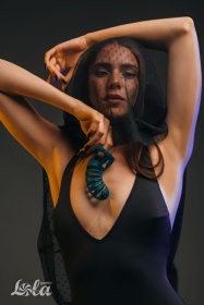 Мужской пояс верности зеленого цвета Romello