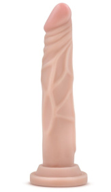 Телесный фаллоимитатор без мошонки с присоской Dr. Skin Realistic Cock Basic 7.5 - 19 см. фото в интим магазине Love Boat
