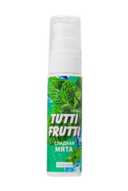 Гель-смазка Tutti-Frutti со вкусом сладкой мяты - 30 гр. фото в интим магазине Love Boat