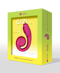 Розовый инновационный вибратор SVibe Gizi Lite