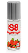 Смазка на водной основе S8 Flavored Lube со вкусом клубники - 125 мл. фото в интим магазине Love Boat