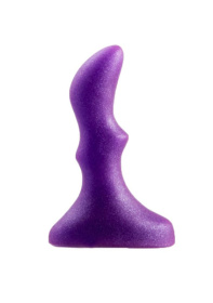 Фиолетовый анальный стимулятор Small ripple plug - 10 см. фото в интим магазине Love Boat