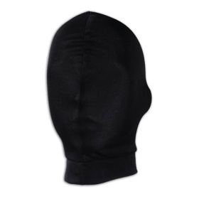 
Черная глухая маска на голову фото в интим магазине Love Boat